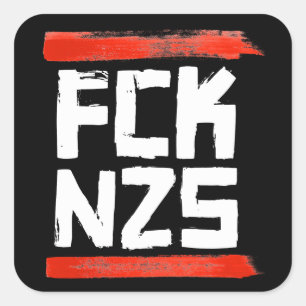 STICKER CARRÉ NZS FCK