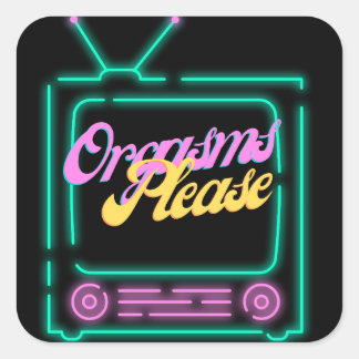 Sticker Carré O-Face S'Il Vous Plaît