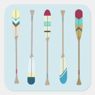 Sticker Carré Oars vintages