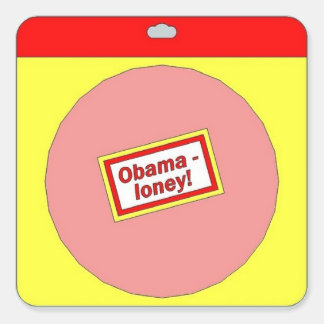 Sticker Carré Obama-loney !