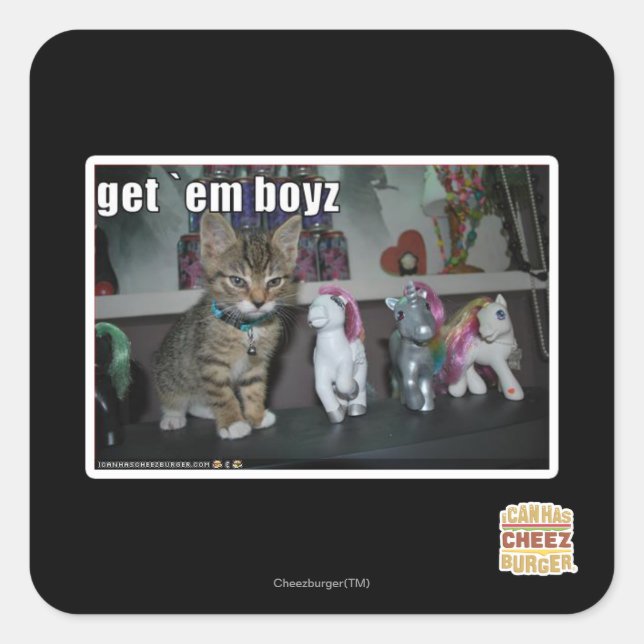 Sticker Carré Obtenez-les boyz (Devant)