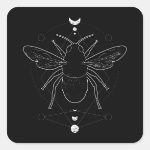 Sticker Carré Occulte Bee