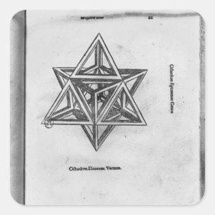 Sticker Carré Octangula de Stella, de 'De Divina Proportione'