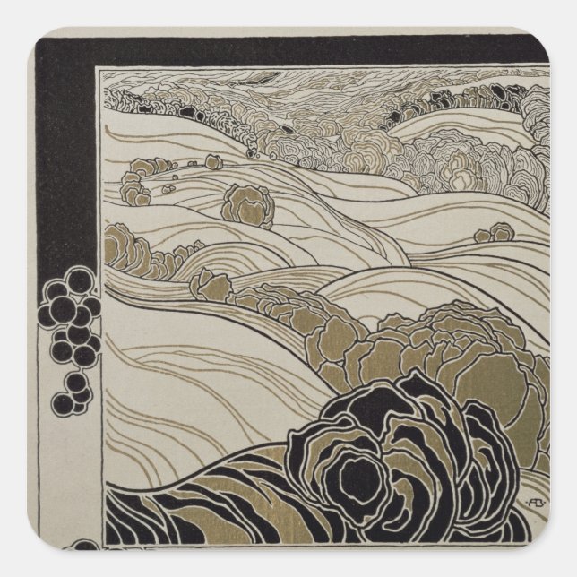 Sticker Carré Octobre 1901 (Devant)