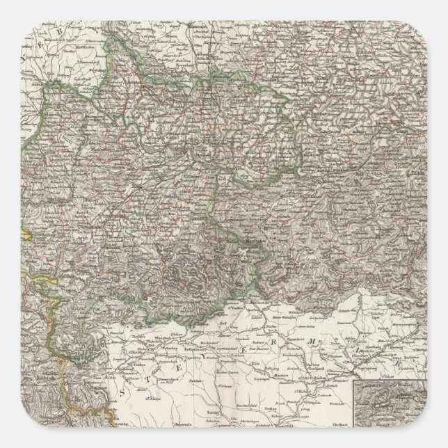 Sticker Carré Oesterreich - Vienne (Devant)