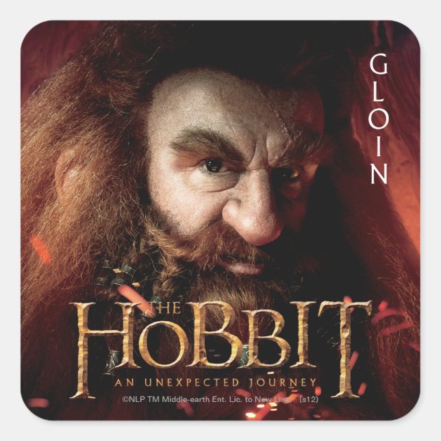 Sticker Carré Oeuvre d'édition limitée : Glonge (Devant)