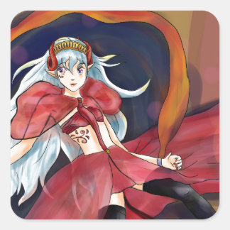 Sticker Carré OEuvre d'orientation - Mélodie