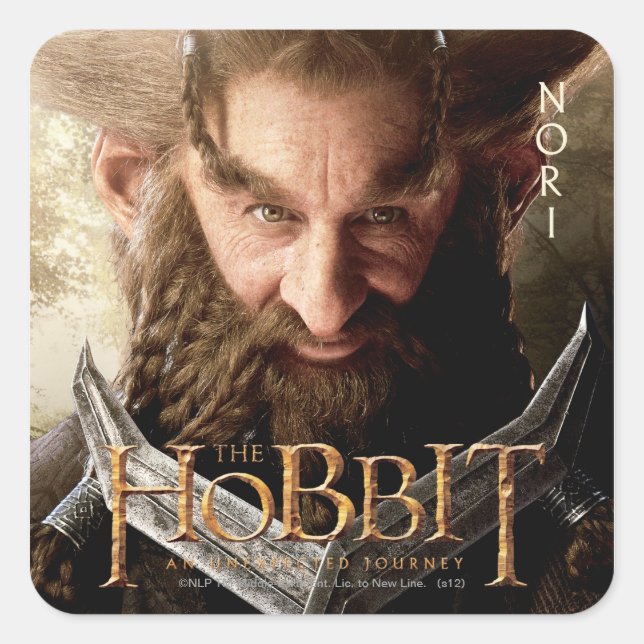 Sticker Carré Oeuvre en édition limitée : Nori (Devant)