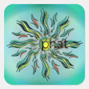 Sticker Carré Oh mon Dieu !