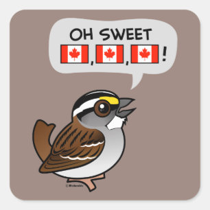 Sticker Carré Oh Sweet Canada