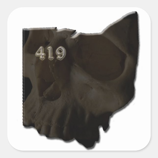 STICKER CARRÉ OHIO (Devant)