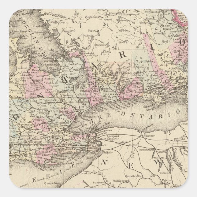 Sticker Carré Ontario 2 (Devant)