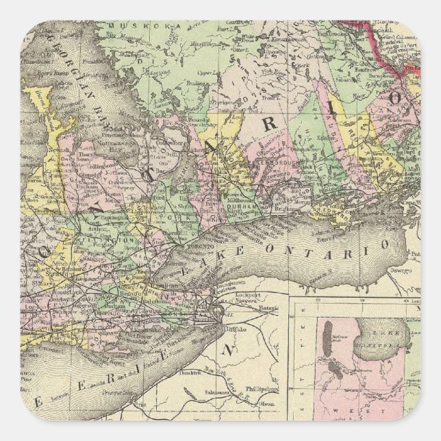 Sticker Carré Ontario 2 (Devant)