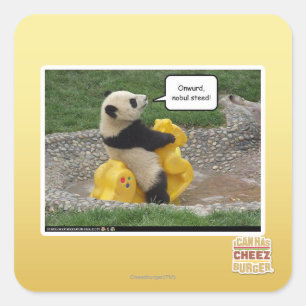 Sticker Carré Onwurd, coursier de nobul !