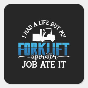 Sticker Carré Opérateur De Remorque J'Avais Un Conducteur De Rem