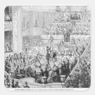 Sticker Carré Orchestre du concert de Jullien