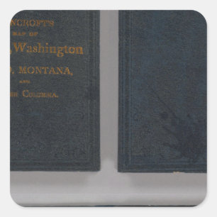 Sticker Carré Oregon, Washington, Idaho, Montana