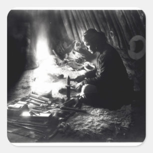 Sticker Carré Orfèvre de Navajo, c.1915