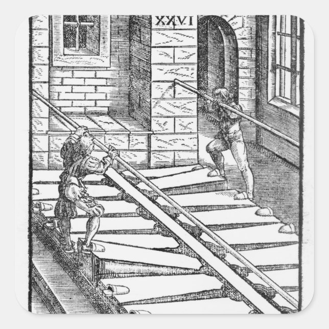 Sticker Carré Organ Bellows et Blowers (Devant)