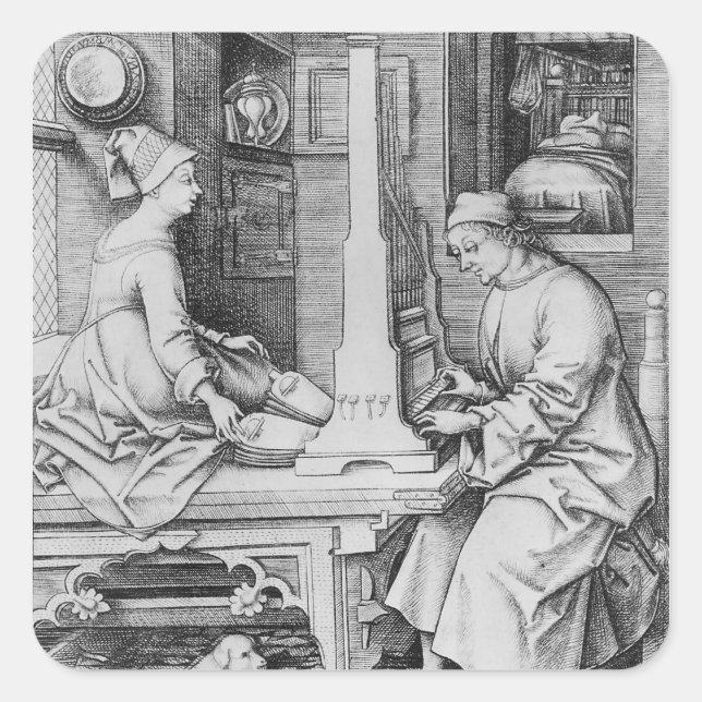 Sticker Carré Organe positif (Devant)