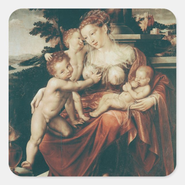 Sticker Carré Organisme de bienfaisance, 1544-58 (Devant)