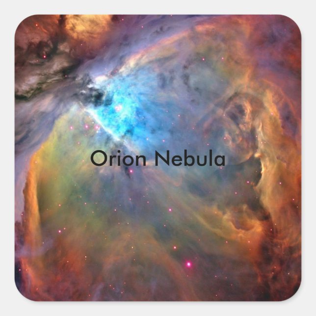 Sticker Carré Orion Nebula Space Galaxy (Devant)