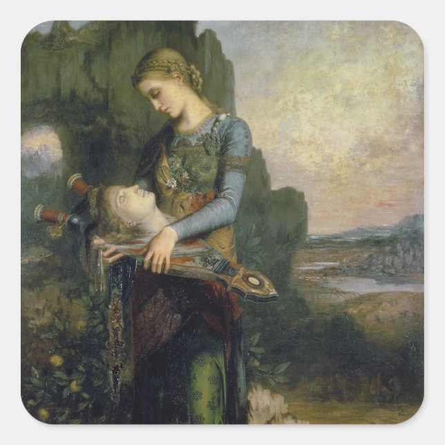 Sticker Carré Orphée, 1865 (Devant)