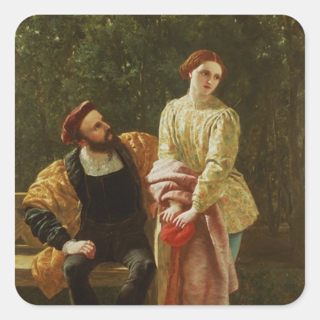 Sticker Carré Orsino et Viola (Devant)