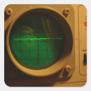 Sticker Carré Oscilloscope analogique 1964