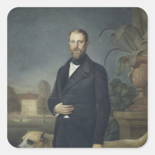 Sticker Carré Otto von Bismarck, vers 1850
