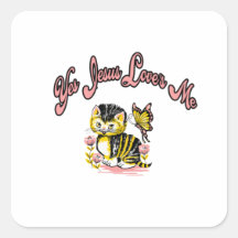 Oui Jésus m'aime mignon Kitten