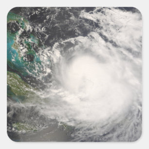 Sticker Carré Ouragan Hanna au-dessus des Bahamas