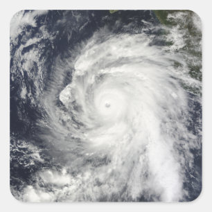 Sticker Carré Ouragan Rick au sud-ouest de Basse-Californie