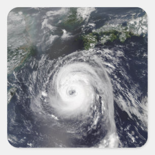 Sticker Carré Ouragan Sinlaku 2