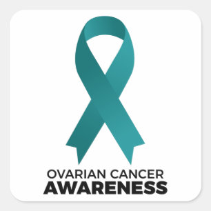 Sticker Carré Ovarian Cancer Awareness