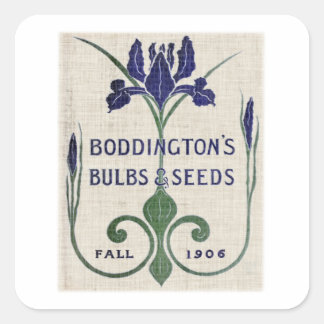 Sticker Carré Packs De Semences Fleurs Iv