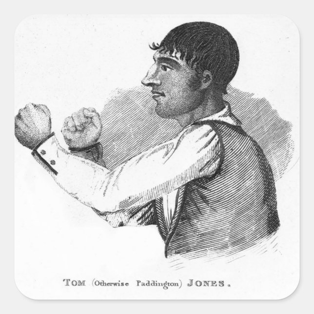 Sticker Carré Paddington Tom Jones (Devant)