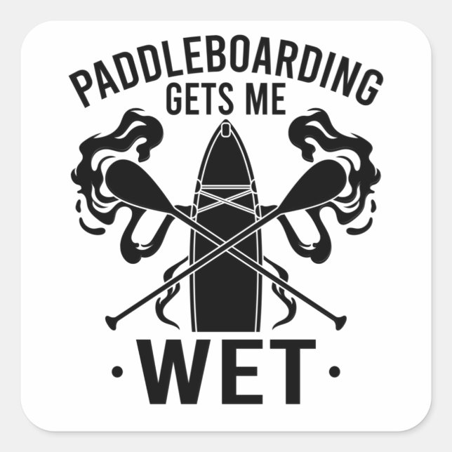Sticker Carré Paddleboard (Devant)