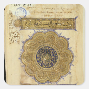 Sticker Carré Page "Les épîtres et les apôtres"