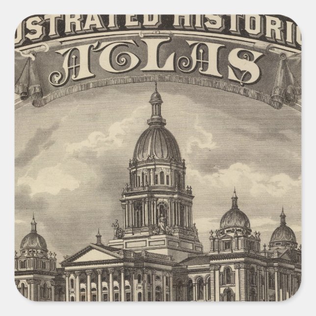 Sticker Carré Page Titre (Devant)