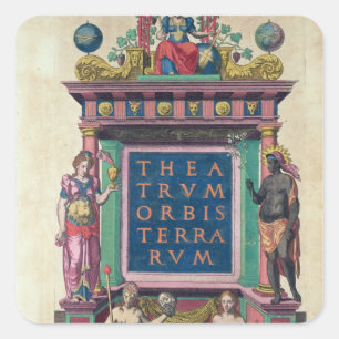 Sticker Carré Page titre, 3ème édition 'Theatrun Orbis