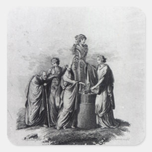 Sticker Carré Page titre de l'adaptation de Muzio Clementi