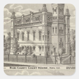 Sticker Carré Palais de justice du comté de Miami
