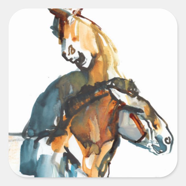 Sticker Carré Paléolithique (Devant)