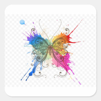 Sticker Carré Palette de battage