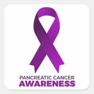 Sticker Carré Pancreatic Cancer