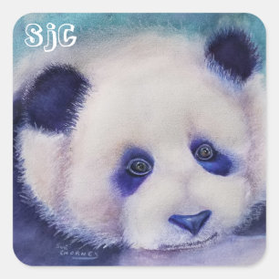 STICKER CARRÉ PANDA SUEET