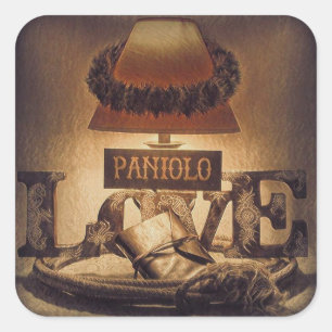 Sticker Carré Paniolo Love