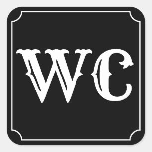 Sticker Carré Panneau salle de bain WC