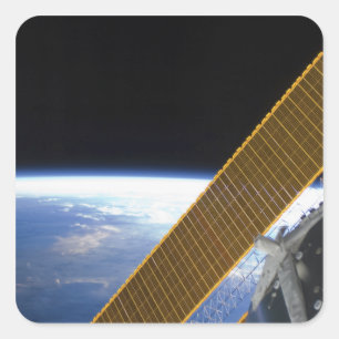 Sticker Carré Panneaux de rangée solaire